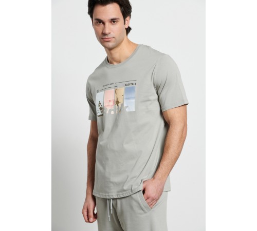 5k Bdtk 1231-953428-00209  Men’s t-shirt "BEACH" - clay